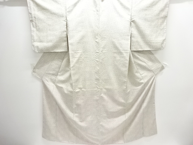 JAPANESE KIMONO / TSUMUGI / WOVEN ASANOHA 